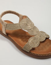 SANDALIAS EXE ZF1982 en color Oro