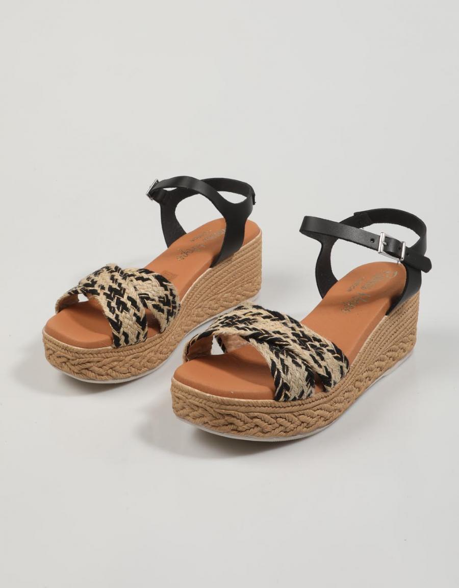SANDALIAS REBECCA HOPE 5219 en color Negro
