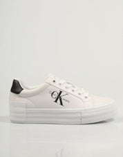 ZAPATILLAS CALVIN KLEIN BOLD VULC FLATFORM LACEUP LTH WN en color Blanco