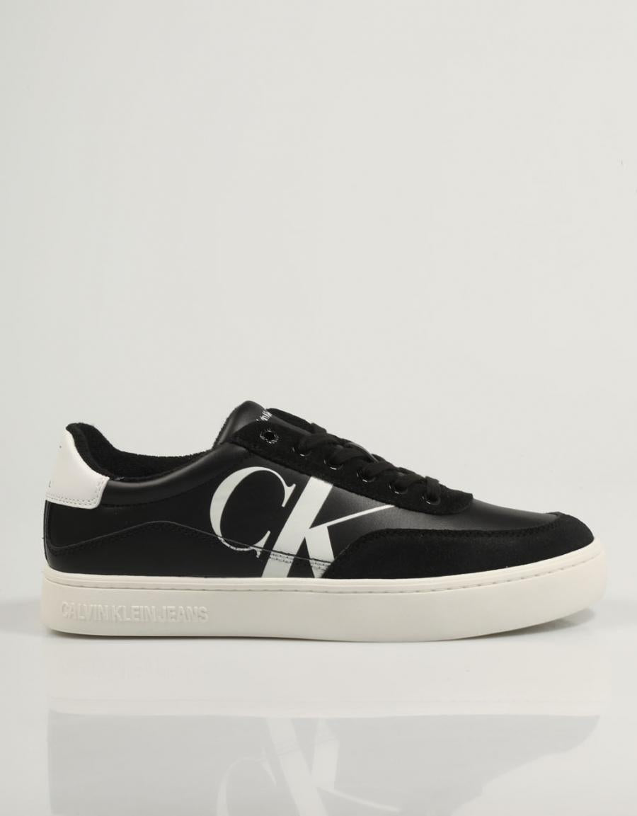 ZAPATILLAS CALVIN KLEIN CLASSIC CUPSOLE LACEUP MIX LTH en color Negro