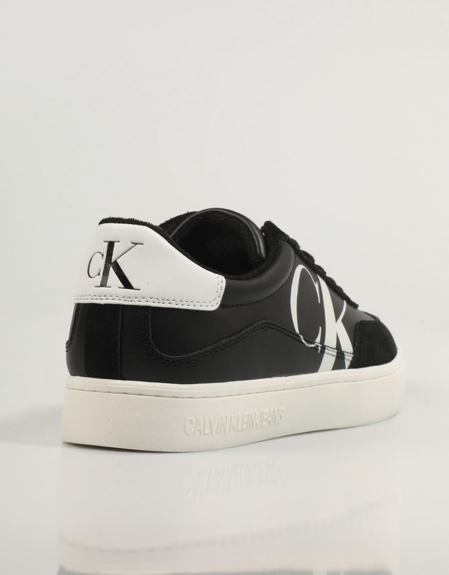 ZAPATILLAS CALVIN KLEIN CLASSIC CUPSOLE LACEUP MIX LTH en color Negro