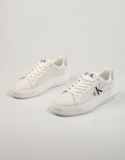 ZAPATILLAS CALVIN KLEIN CHUNKY CUPSOLE MONO LTH WN en color Blanco