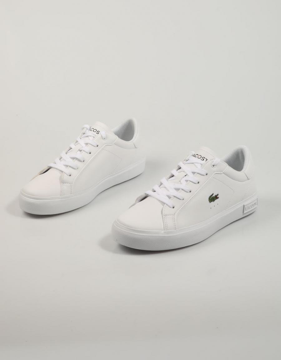 ZAPATILLAS LACOSTE POWERCOURT en color Blanco