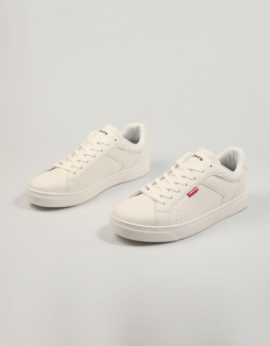 ZAPATILLAS LEVIS RUCKER en color Blanco