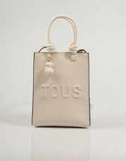 BOLSO TOUS LA RUE NEW MINI BOLSO POP T en color Beige