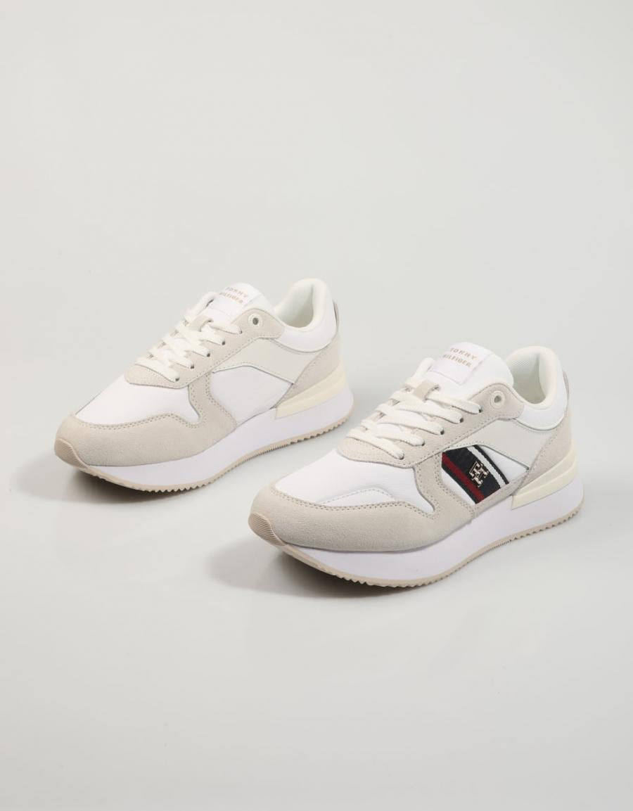 ZAPATILLAS TOMMY HILFIGER CORP en color Blanco