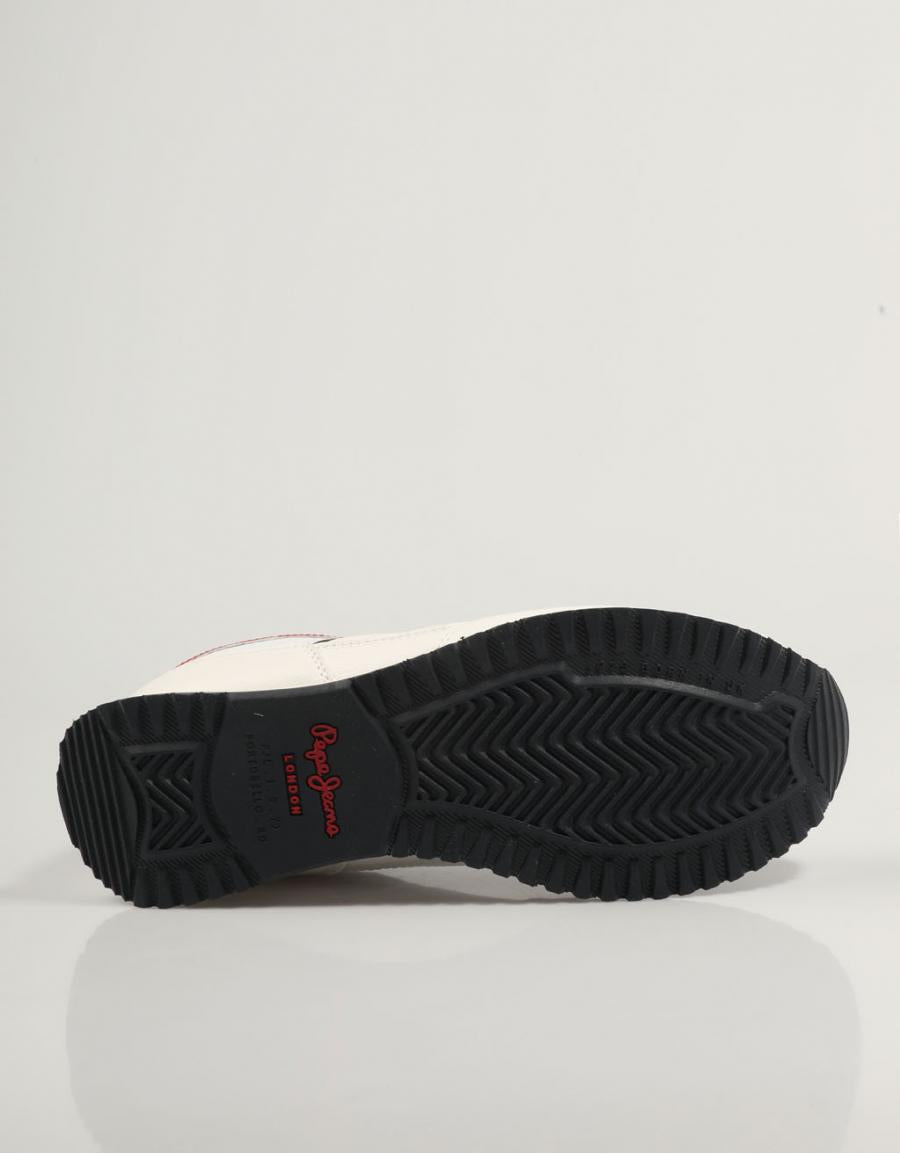 ZAPATILLAS PEPE JEANS TOUR CLUB  PMS30996 en color Blanco