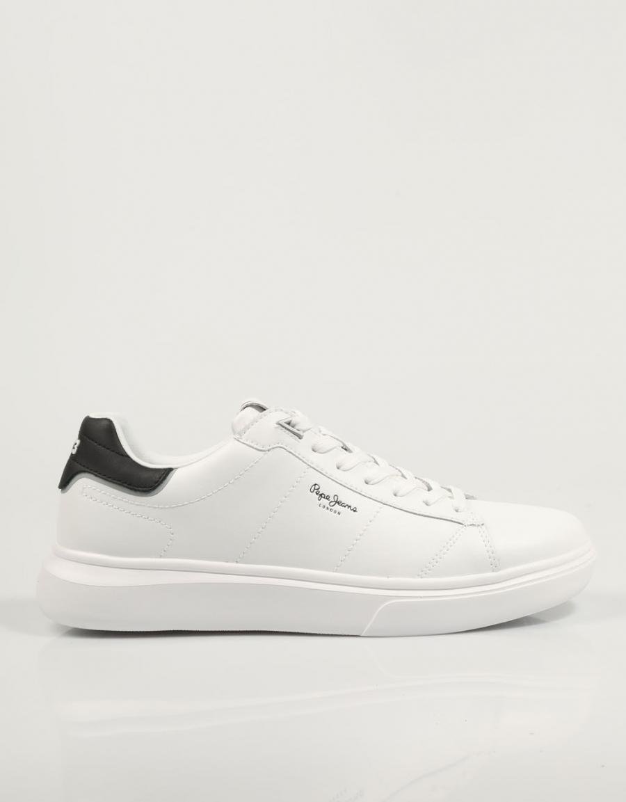 ZAPATILLAS PEPE JEANS EATON BASIC PMS30981 en color Blanco