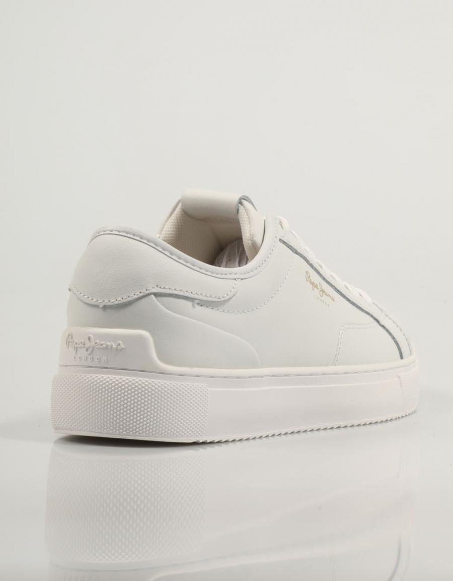 ZAPATILLAS PEPE JEANS ADAMS BASY PLS31538 en color Blanco