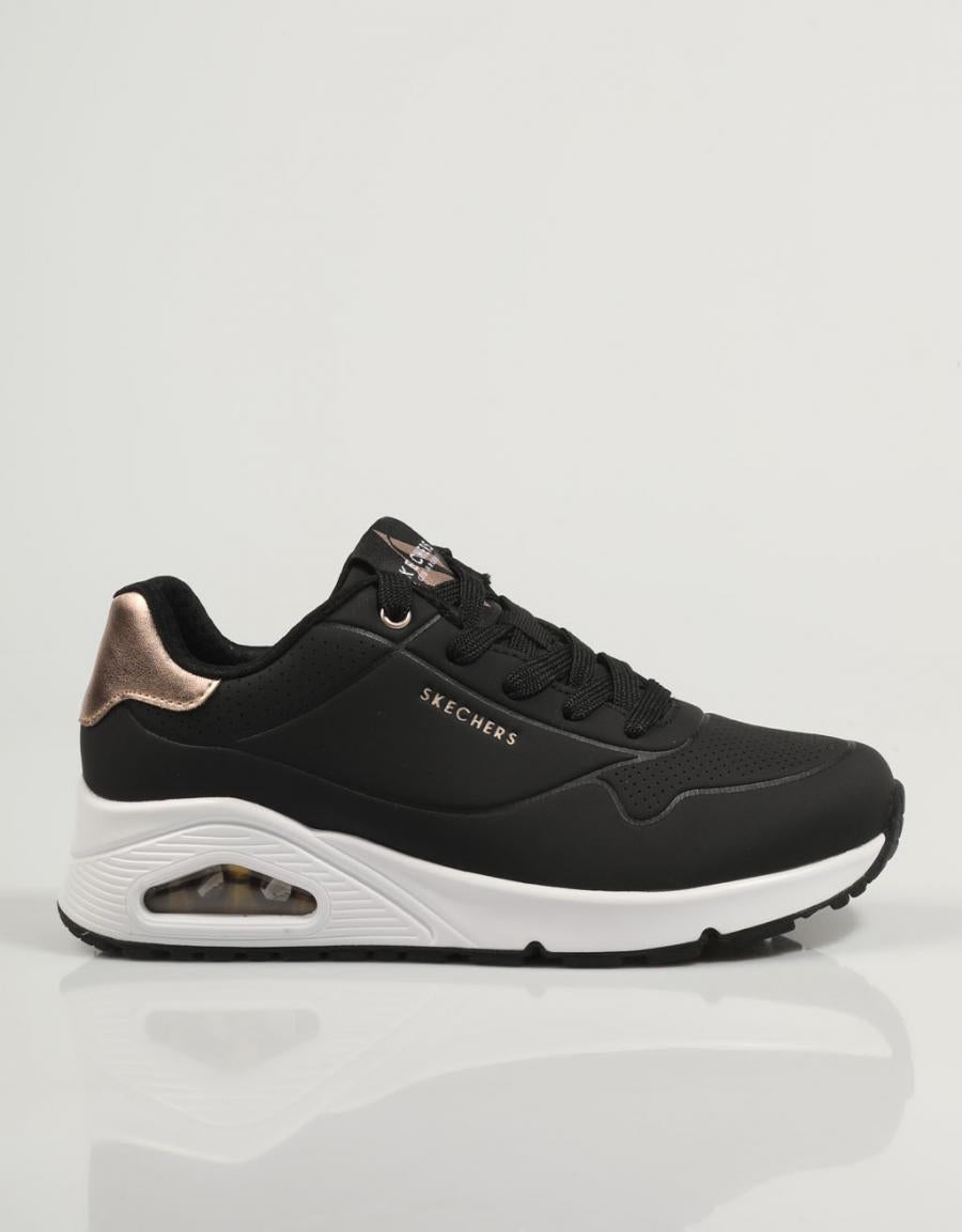 ZAPATILLAS SKECHERS UNO en color Negro