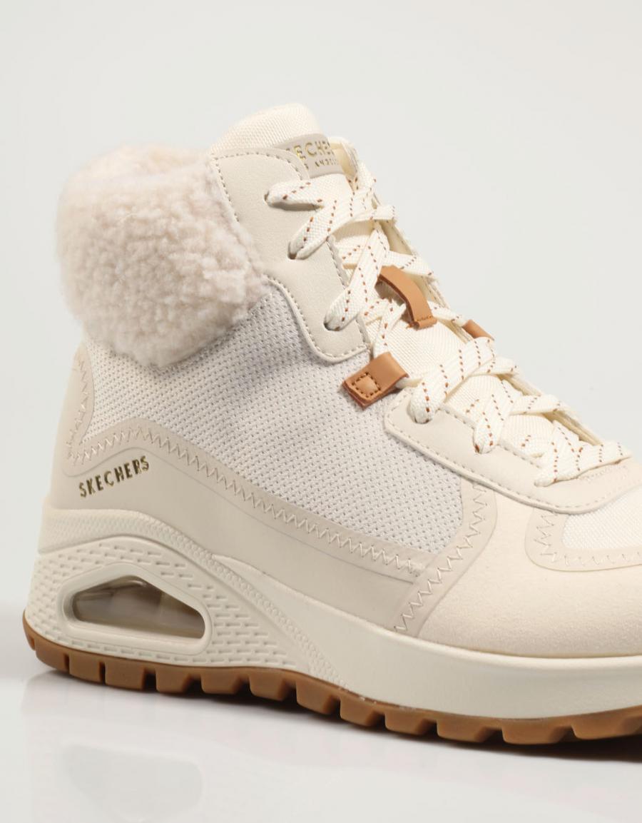 BOTINES SKECHERS UNO RUGGED en color Hielo