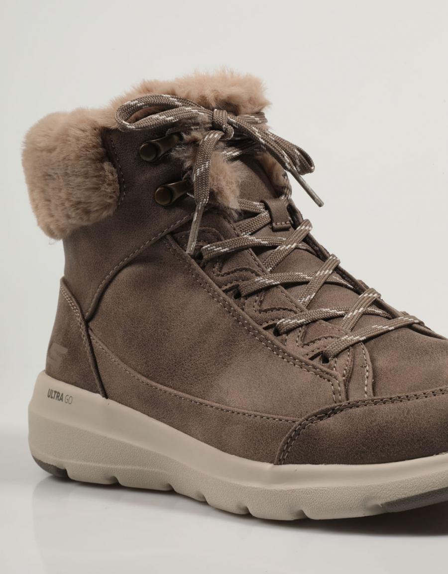 BOTINES SKECHERS CLACIAL ULTRA 144178 en color Taupe