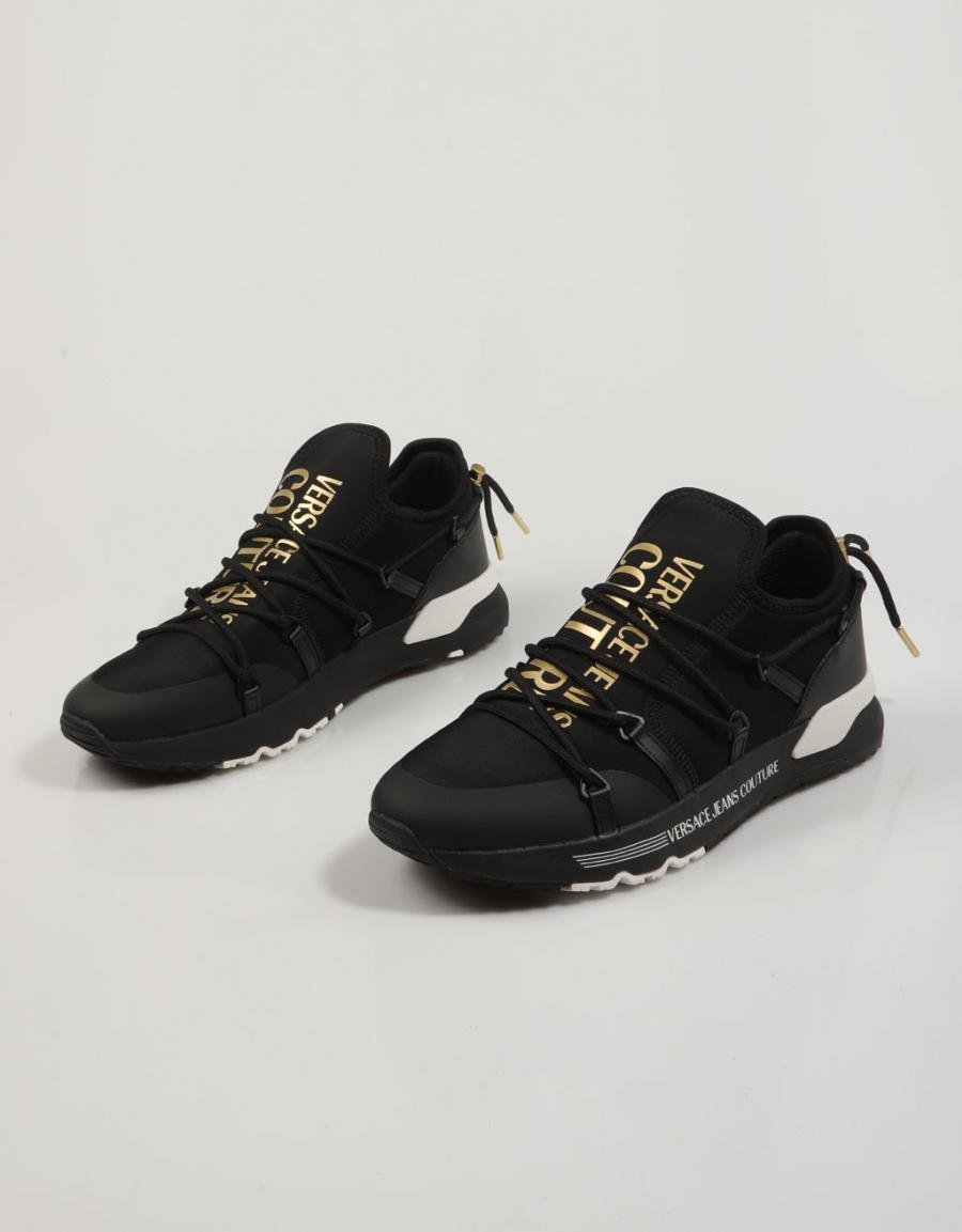 ZAPATILLAS VERSACE VJ008 FONDO DYNAMIC 75YA3SA6 en color Negro