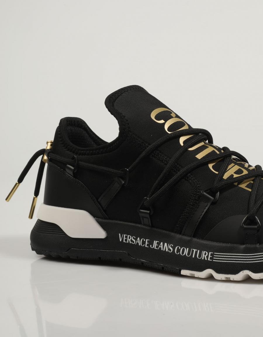 ZAPATILLAS VERSACE VJ008 FONDO DYNAMIC 75YA3SA6 en color Negro