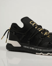 ZAPATILLAS VERSACE VJ008 FONDO DYNAMIC 75YA3SA6 en color Negro