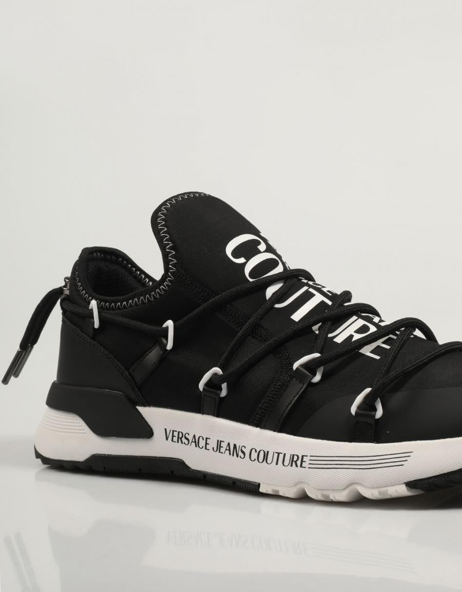ZAPATILLAS VERSACE VJ008 FONDO DYNAMIC 75YA3SA6 en color Negro