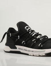 ZAPATILLAS VERSACE VJ008 FONDO DYNAMIC 75YA3SA6 en color Negro