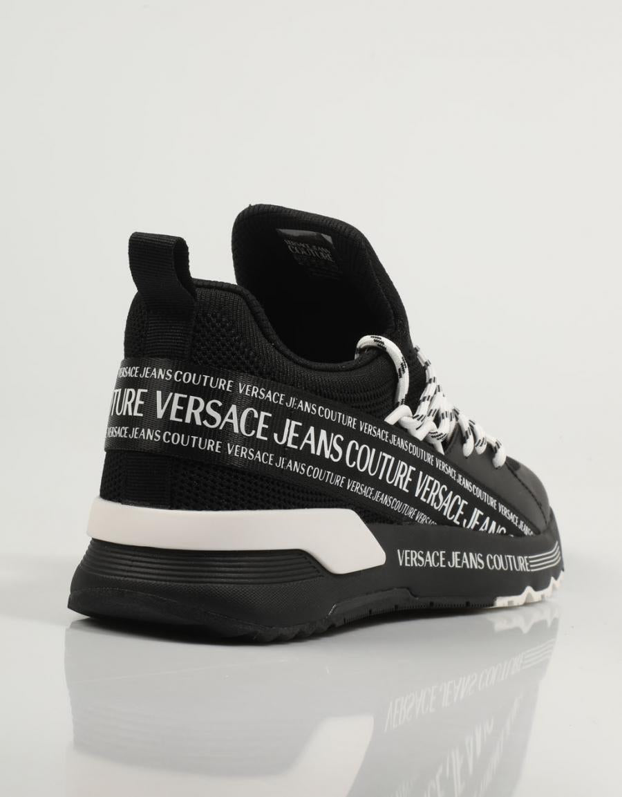 ZAPATILLAS VERSACE VJ008 FONDO DYNAMIC 75YA3SA3 en color Negro
