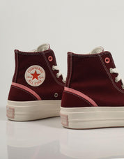 ZAPATILLAS CONVERSE CHUCK TAYLOR ALL STAR LIFT en color Burdeos