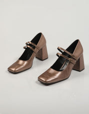 ZAPATOS VESTIR REBECCA HOPE 2370 en color Bronce