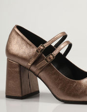 ZAPATOS VESTIR REBECCA HOPE 2370 en color Bronce