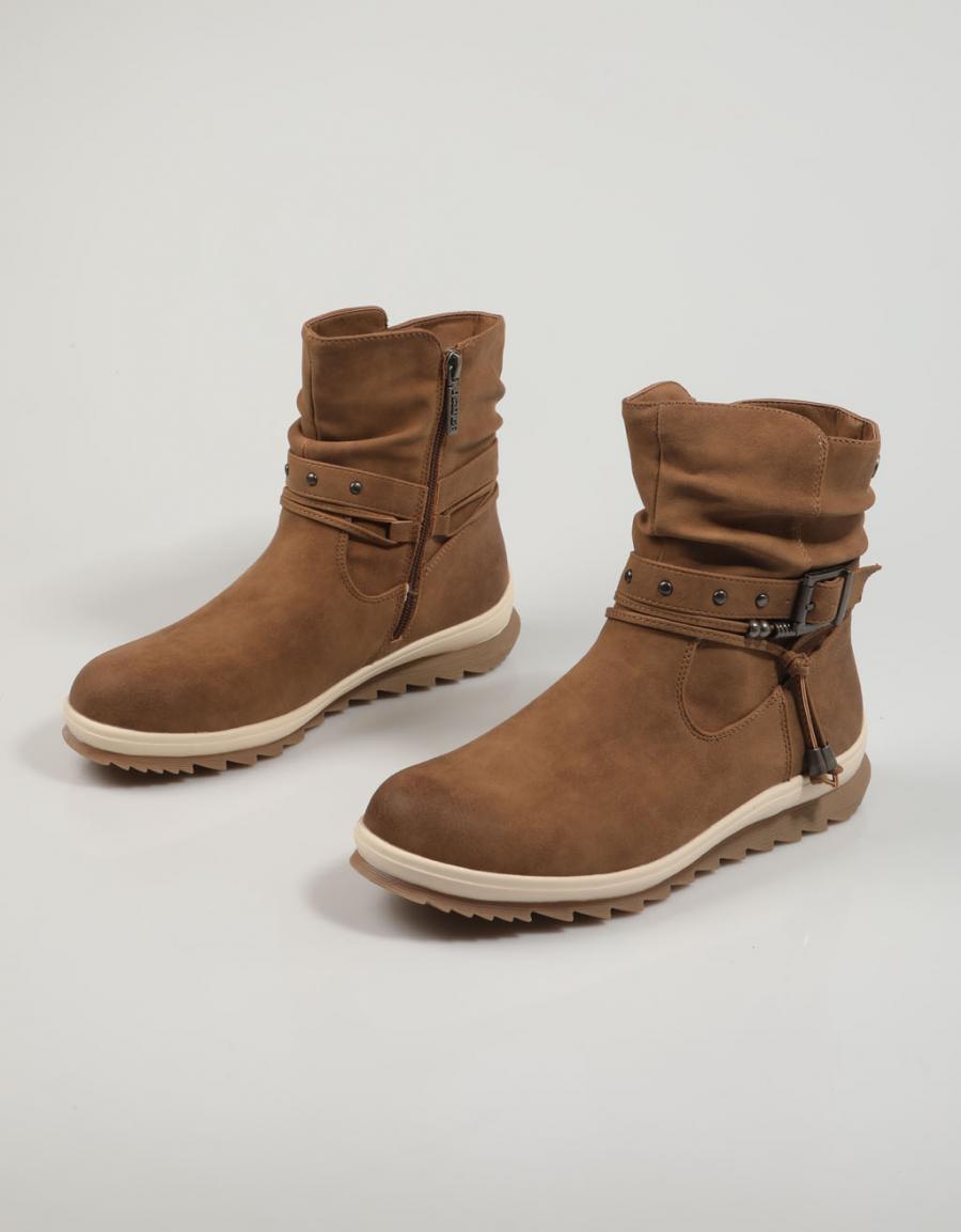 BOTINES REFRESH 170932 en color Cuero