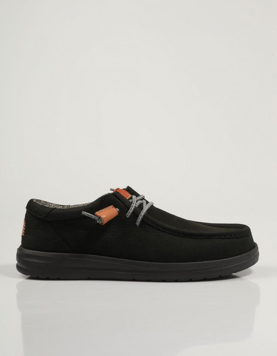 ZAPATOS SPORT DUDE WALLY en color Negro