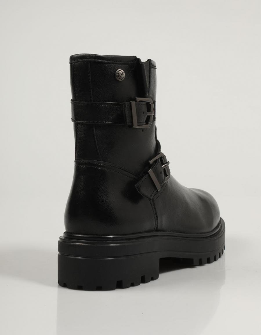 BOTINES TOP 3 23939 en color Negro