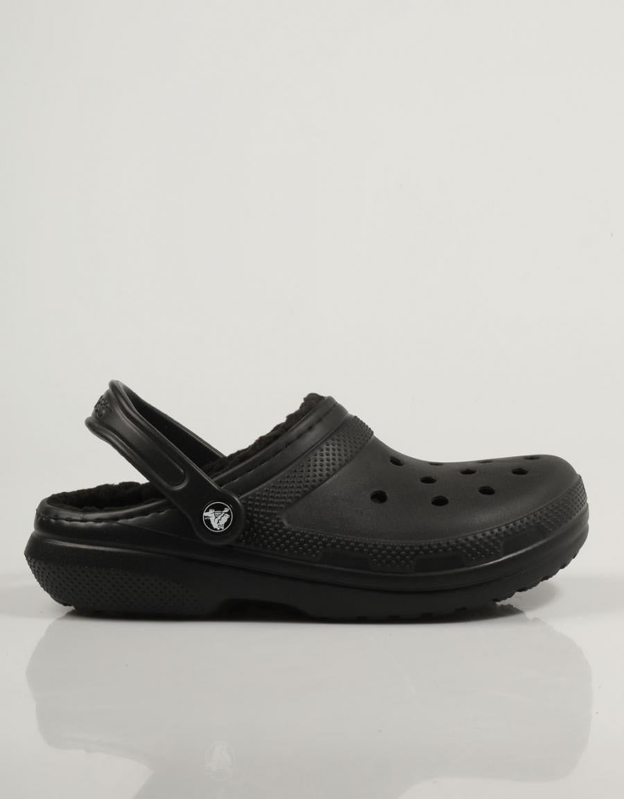 ZUECOS CROCS CLASSIC LINED CLOG 203591 en color Negro