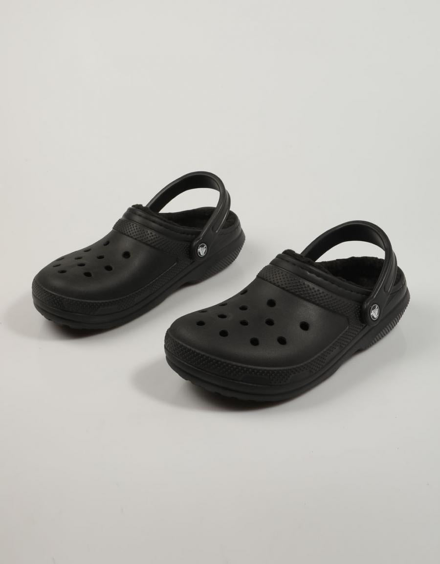 ZUECOS CROCS CLASSIC LINED CLOG 203591 en color Negro