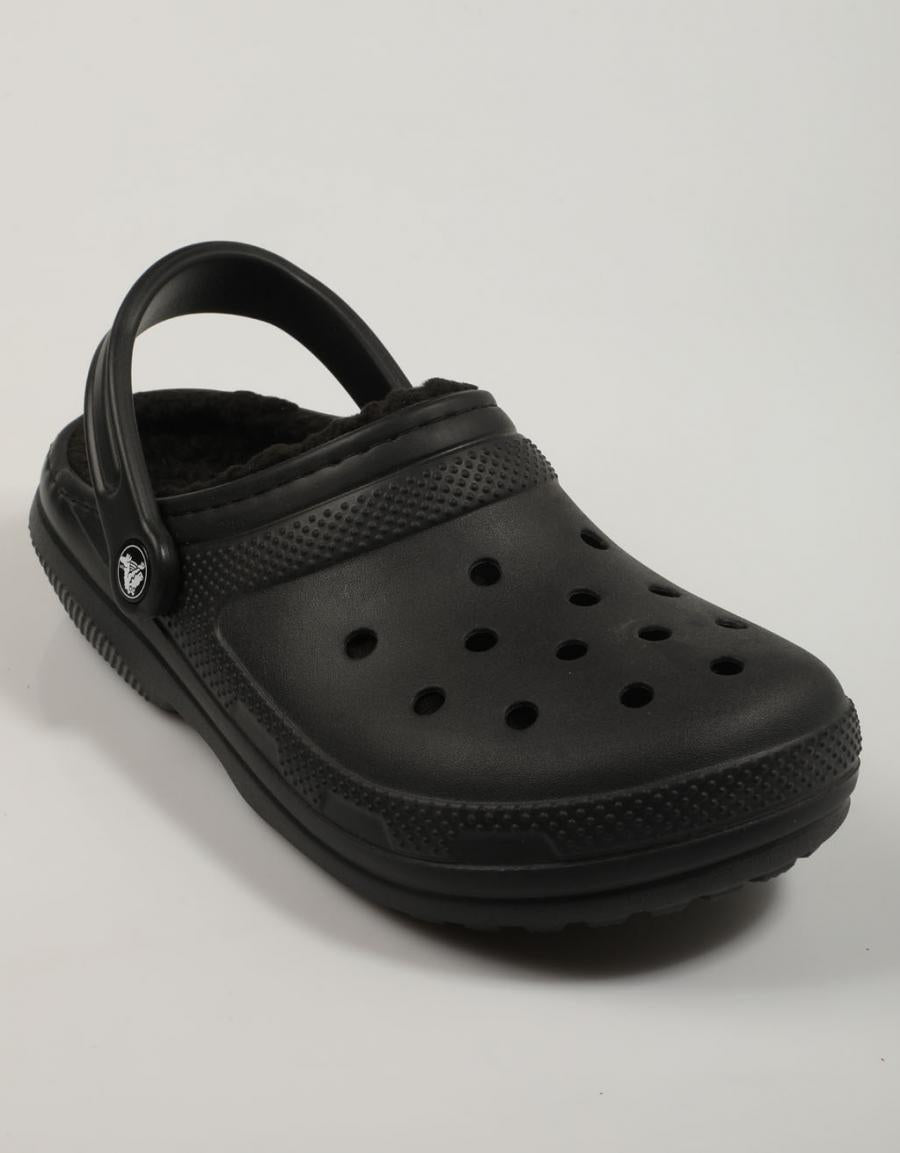 ZUECOS CROCS CLASSIC LINED CLOG 203591 en color Negro