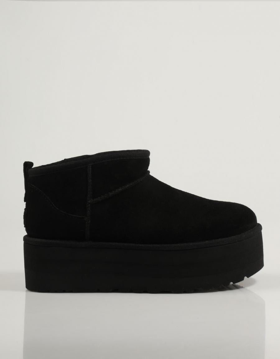 BOTINES UGG W CASSIC ULTRA MINI PLATFORM en color Negro