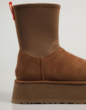 BOTINES UGG W CLASSIC DIPPER en color Cuero