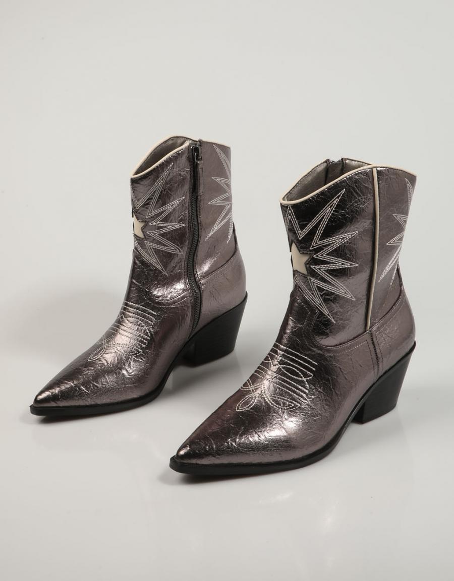 BOTINES LA STRADA 2203459 en color Platino