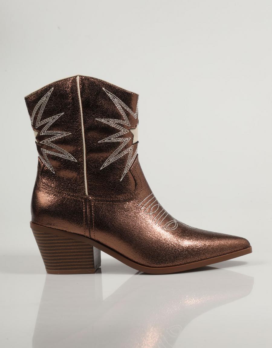 BOTINES LA STRADA 2203459 en color Bronce
