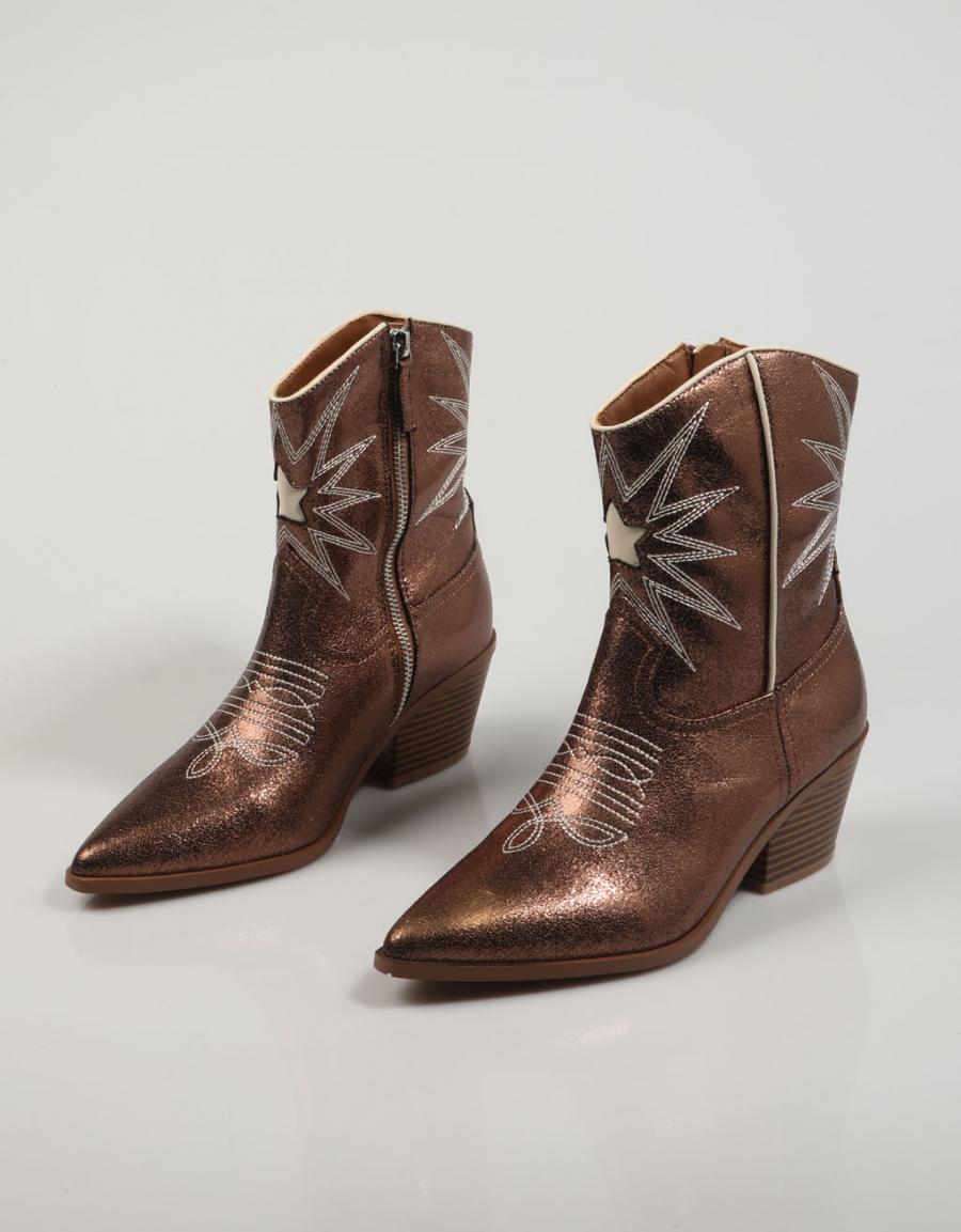 BOTINES LA STRADA 2203459 en color Bronce