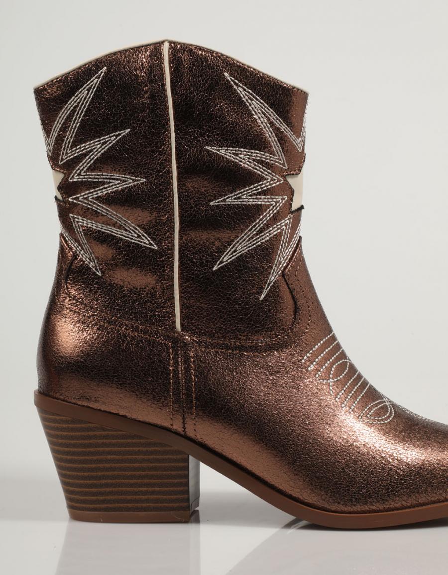 BOTINES LA STRADA 2203459 en color Bronce