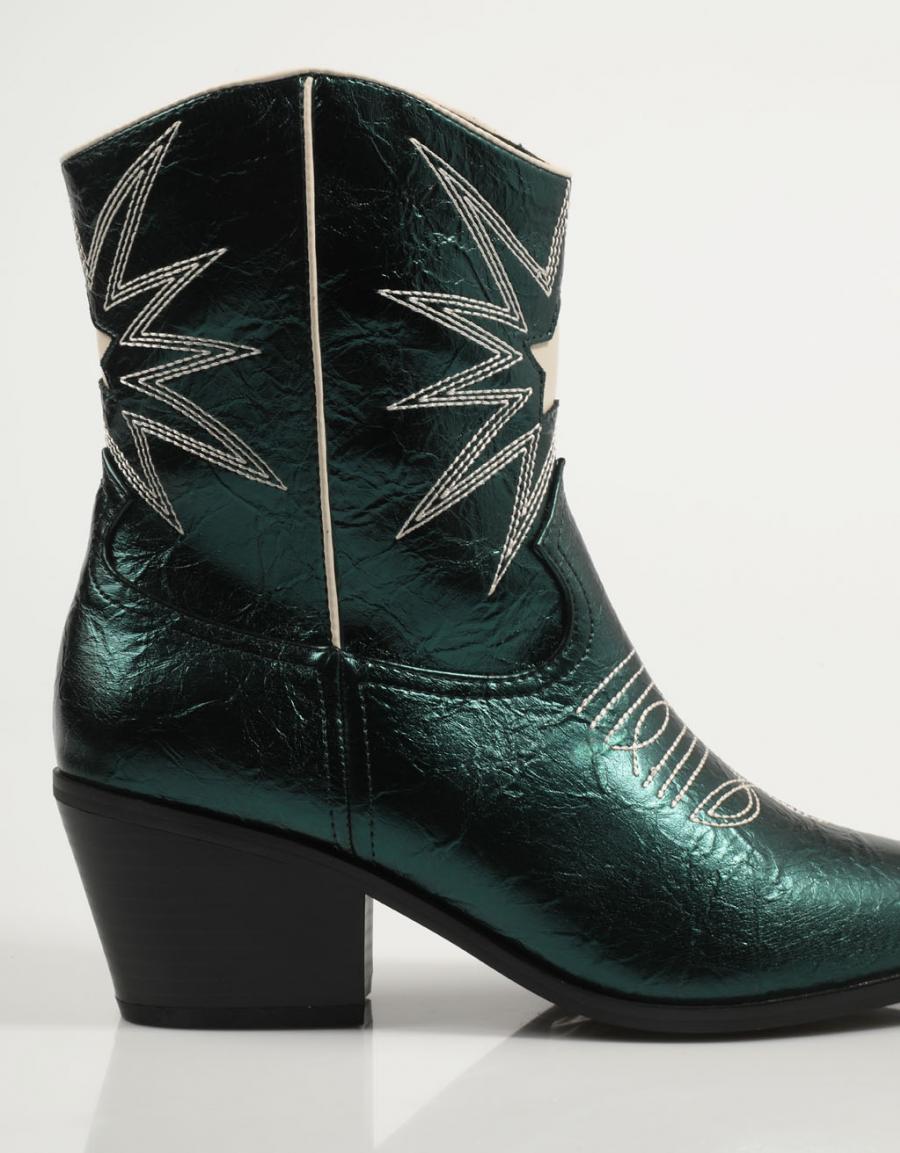 BOTINES LA STRADA 2203459 en color Verde