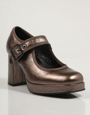 ZAPATOS VESTIR DNG DZS25138 en color Bronce