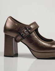 ZAPATOS VESTIR DNG DZS25138 en color Bronce