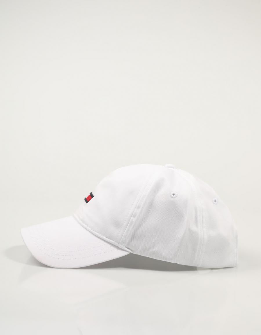 GORRA TOMMY HILFIGER TJM ELONGATED FLAG CAP en color Blanco