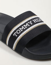CHANCLAS TOMMY HILFIGER HILFIGER en color Negro