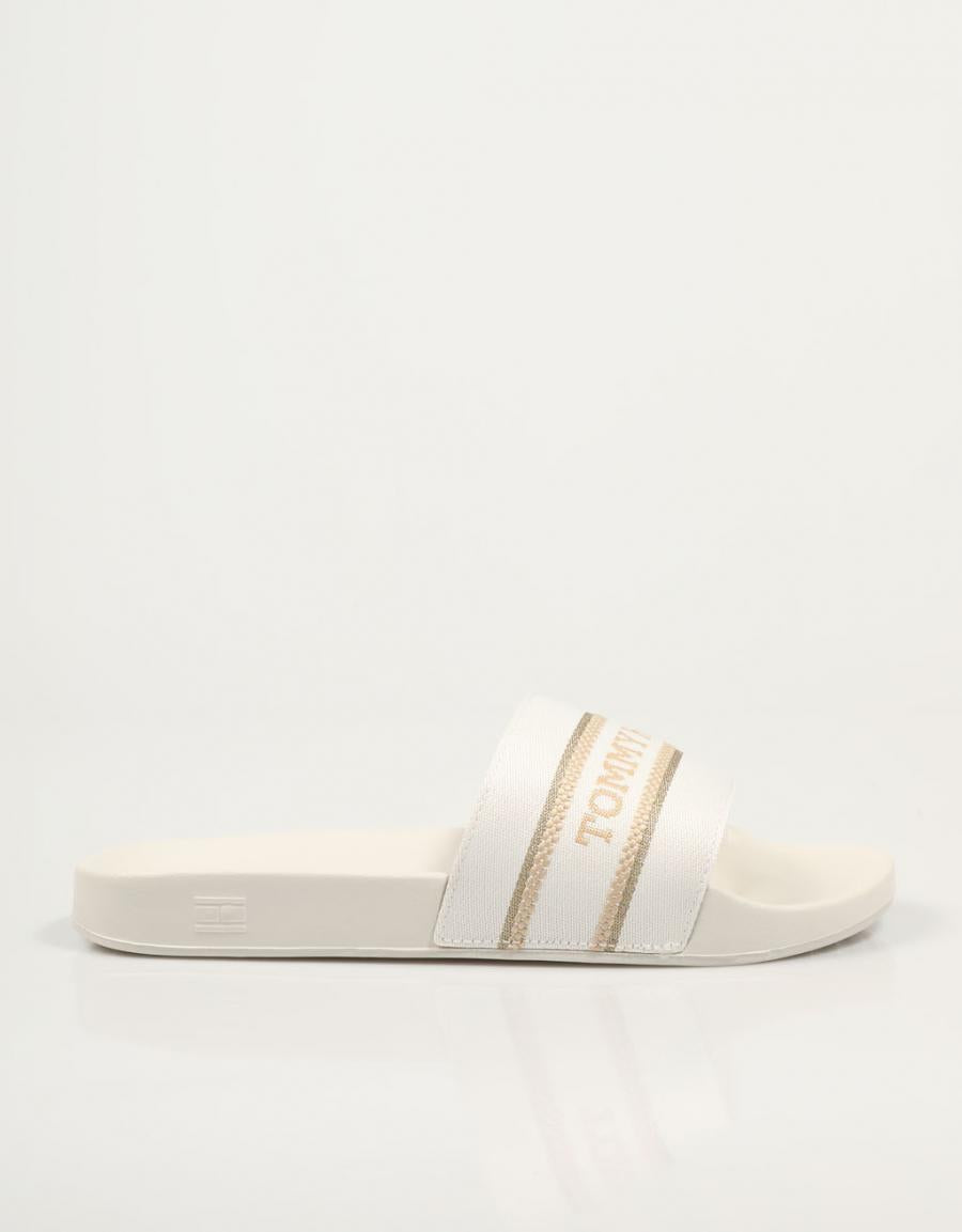 CHANCLAS TOMMY HILFIGER HILFIGER en color Blanco