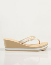 CHANCLAS TOMMY HILFIGER HILFIGER en color Beige