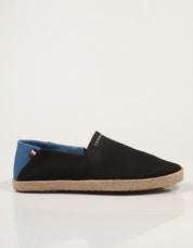 ESPARDEÑAS TOMMY HILFIGER HILFIGER ESPADRILLE CORE TEXTILE en color Negro