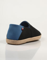 ESPARDEÑAS TOMMY HILFIGER HILFIGER ESPADRILLE CORE TEXTILE en color Negro