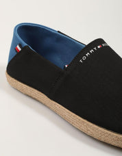 ESPARDEÑAS TOMMY HILFIGER HILFIGER ESPADRILLE CORE TEXTILE en color Negro