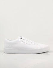 ZAPATILLAS TOMMY HILFIGER TH HI VULC LOW CANVAS en color Blanco