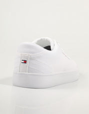 ZAPATILLAS TOMMY HILFIGER TH HI VULC LOW CANVAS en color Blanco