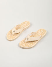 CHANCLAS TOMMY HILFIGER TH EMBLEM BEACH SANDAL en color Beige